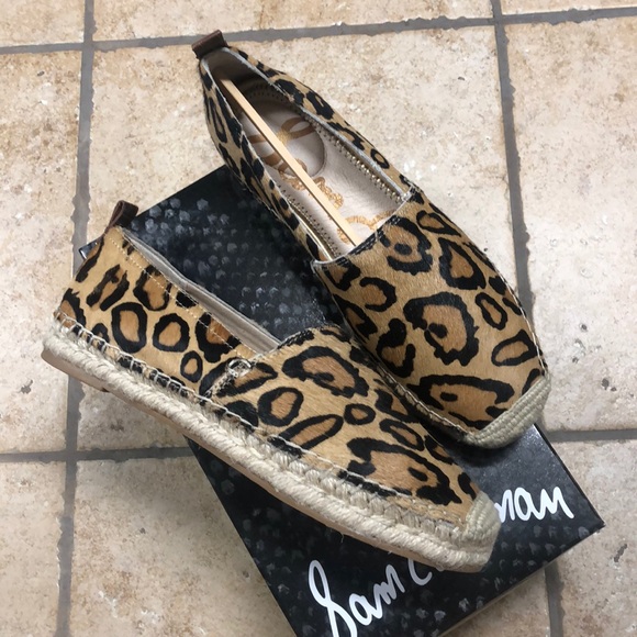 NEW SAM Edelman Khloe Leopard Espadrilles - Picture 6 of 8